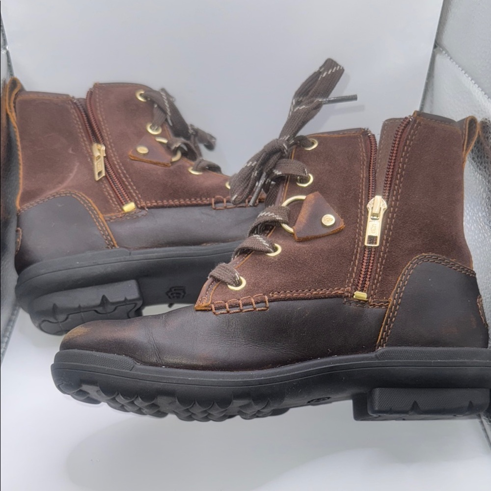 UGG Kids Brown Boots Pre Owned In Good Condition - Picture 6 of 9